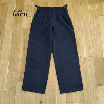 MHL. 울코튼 팬츠 블랙 S