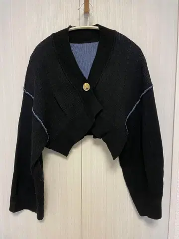 리버서블 니트 가디건