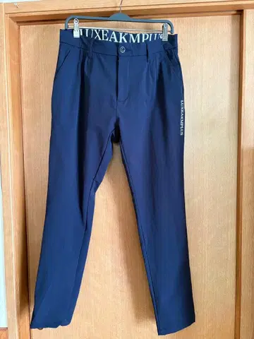 LUXE AKIMPLUS 네이비 슬림핏 팬츠 네이비 XL