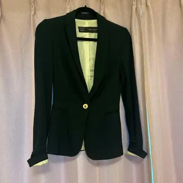 ZARA BASIC 블랙 테일러드 자켓 XS