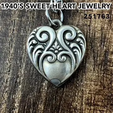 스위트하트 주얼리 SWIRL 소용돌이 실버 빈티지 목걸이