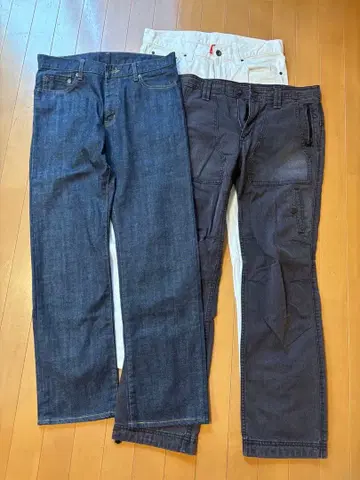 [유니클로] 슬림핏 데님 팬츠 3종 세트