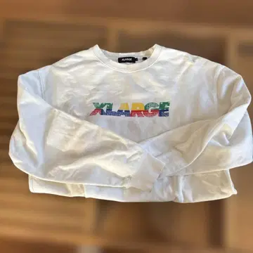 XLARGE 컬러풀 로고 트레이닝복 화이트