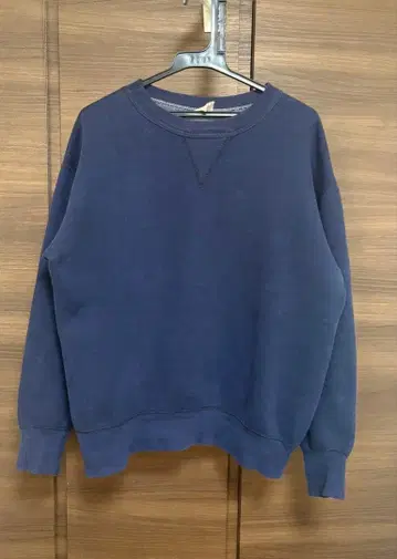 60s 러셀 빈티지 맨투맨 퍼플네이비 새상품급 Russell 앞V