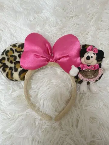 미니 마우스 레오파드 무늬 머리띠