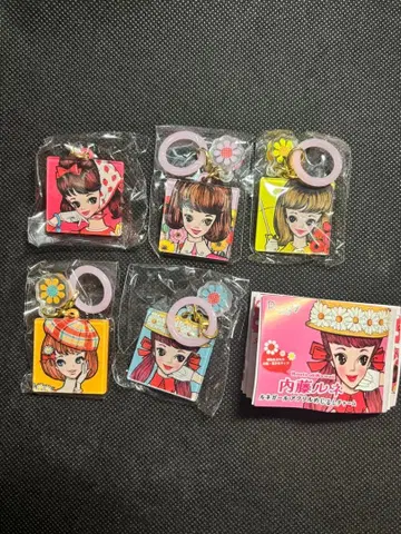 내이토 루네 kawaii 아크릴 메지루시 참 전 5종 세트