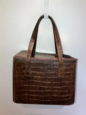 foxey 브라운 크로커다일풍 핸드백