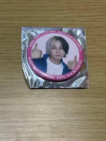 BABY TAP FESTIVAL 2025 캔뱃지 카쵸