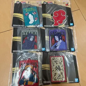 나루토 러버 코스터 6개 세트