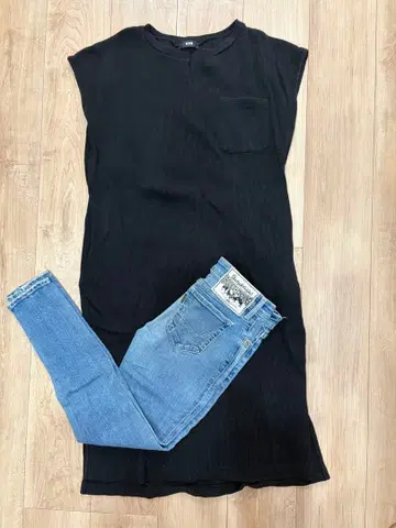 RODEO CROWNS 세트 데님 원피스