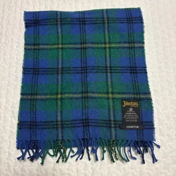 Johnstons 라무즈울 머플러 체크