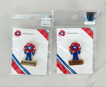 새상품 EXPO 2025 미야쿠미야쿠 핑 배지 2개