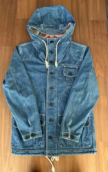 스튜디오 다치산 D4403 US NAVY 데님 후드티 (40)