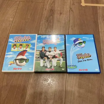 DVD 메이저리그 3장 세트 찰리 신 이시바시 타카아키 톰 베렌저