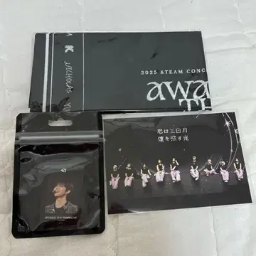 &TEAM 앙콘 프리미어 시트 굿즈