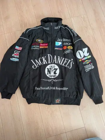 [레어 M 사이즈] 잭 다니엘 레이싱 자켓 콜라보 레어