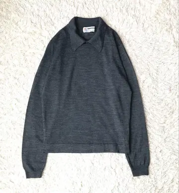 새상품급 존스메들리 마루젠 콜라보 카라 부착 니트 그레이 M