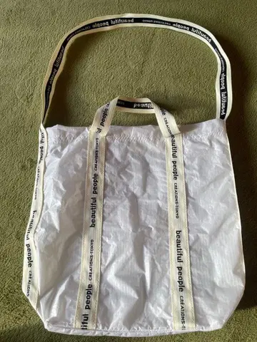 beautiful people 토트백 화이트