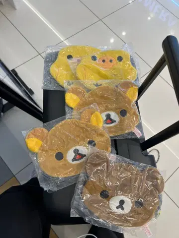 리락쿠마 폭신폭신 파우치 5개 세트 묶음 협의 가능