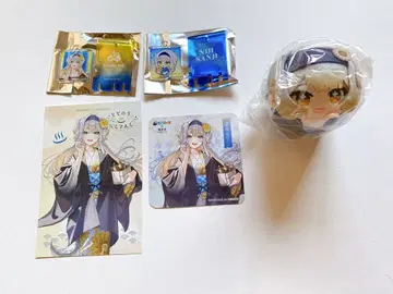 니지산지 시오리바 루리 극락탕 키링 모치코로링 코스터