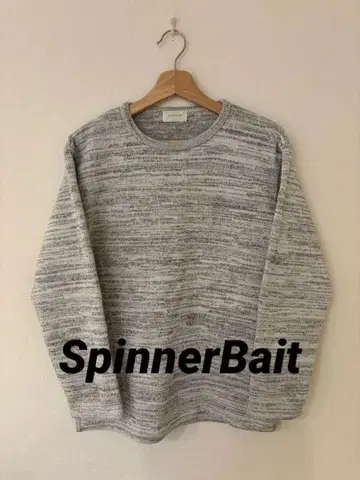 SpinnerBait 그레이 계열 크루넥 스웨터