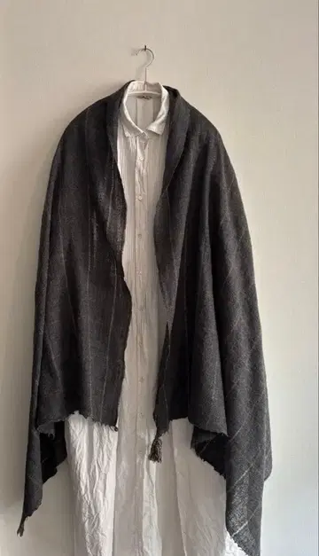 인도산 울 100% 대형 스톨