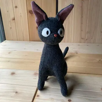 레어 마녀 배달부 키키 지지 트위드 원단 봉제 인형