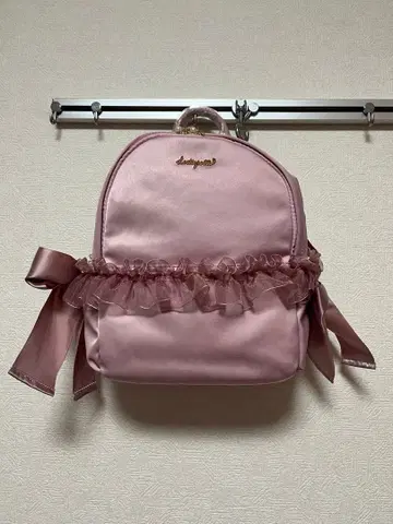 양산형 백팩 프릴 리본