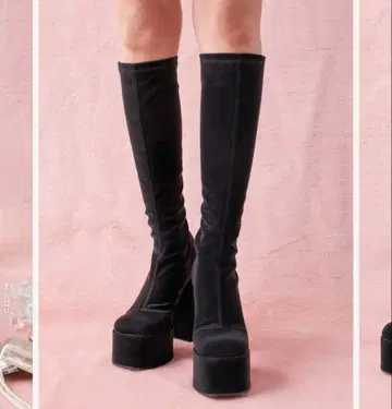 2회 사용만 Darich 울트라 스트레치 가죽 롱 부츠