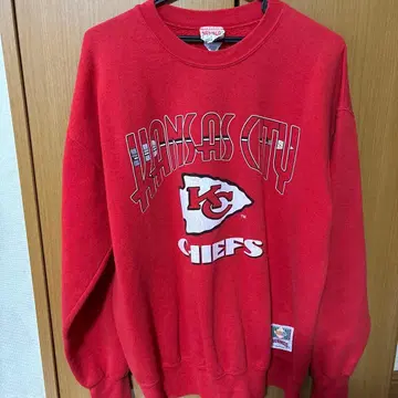 KANSAS CITY CHIEFS 빨간색 맨투맨