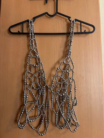 JEANASIS 엠벨리쉬 뷔스티에 실버