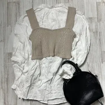 저널 스탠다드 헨케이 아제 니트 뷔스티에