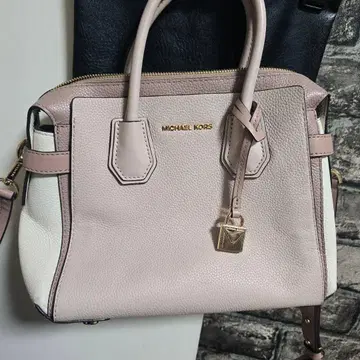 MICHAEL KORS 숄더백 핑크 화이트