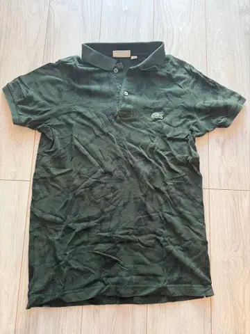 Lacoste 다크 그린 피케 셔츠