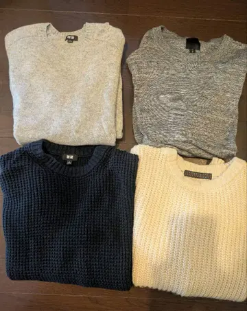 [ UNIQLO/URBANRESEARCH ] 니트 스웨터 4종 세트