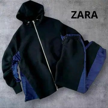 ZARA 대비 나일론 x 맨투맨 도킹 셋업