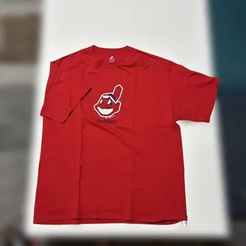 인디언즈 로고 T셔츠 레드