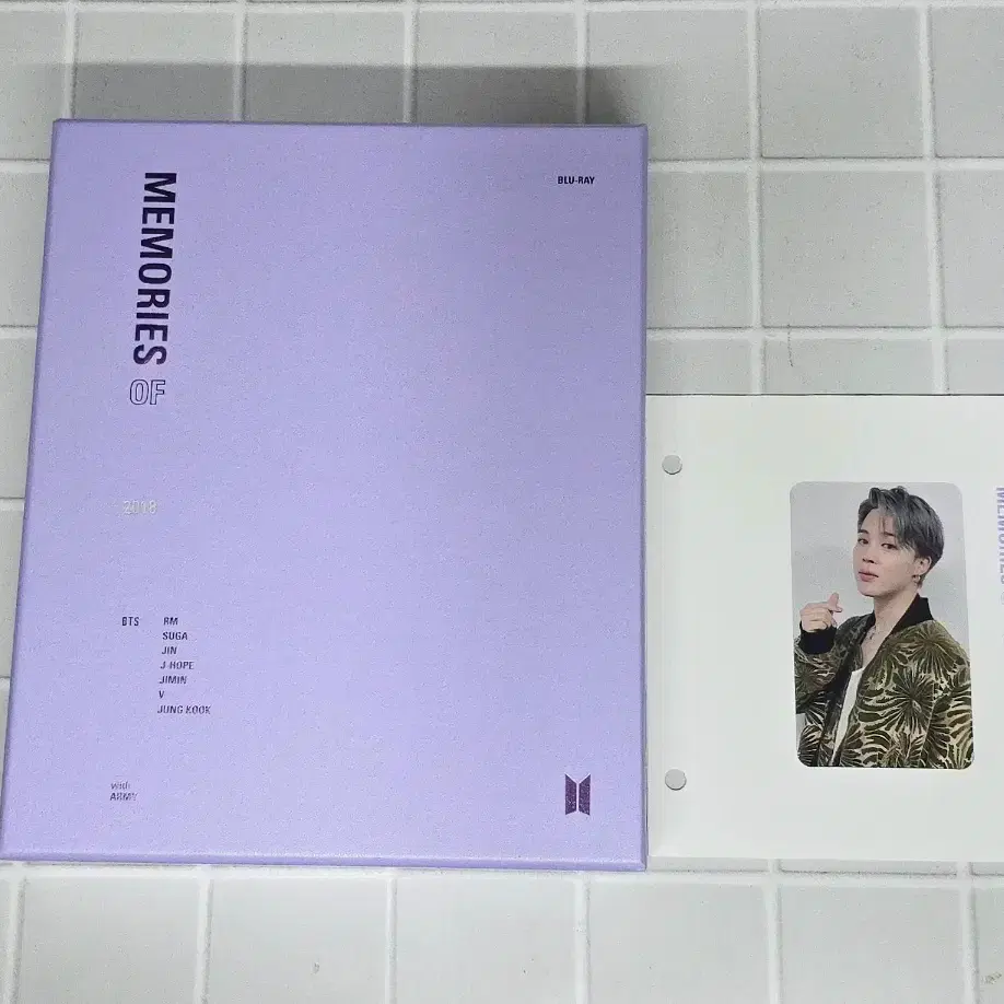 BTS 2018 Memories Blu-ray full set Jimin photocard bts jimin