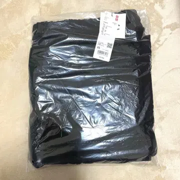 [ 새상품 미사용 ] 유니클로C 맨투맨 와이드 팬츠 블랙 XS