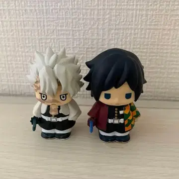 토미오카 기유 시나즈가와 사네미 피규어 손가락 인형 2체 세트
