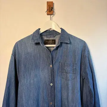 나노 유니버스 데님 셔츠 원피스