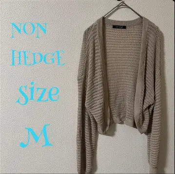 NON HEDGE 베이지 가디건 M 사이즈