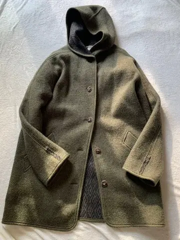 L.L.Bean 후드 부착 롱 코트 우먼 M