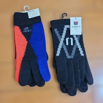 Ungaro 컬러풀 니트 장갑 프리 사이즈, 2세트