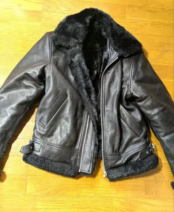 경적 웍스 소가죽 뒷면 전체 퍼 레어