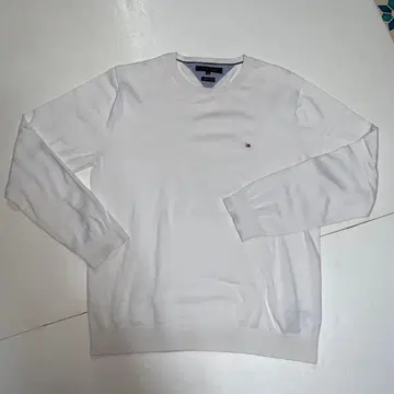 TOMMY HILFIGER 화이트 스웨터 XL