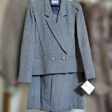 Milombre 더블 브레스트 수트 그레이 계열 B8