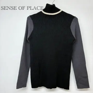 어반 리서치 센스 오브 플레이스 니트 상의 절개