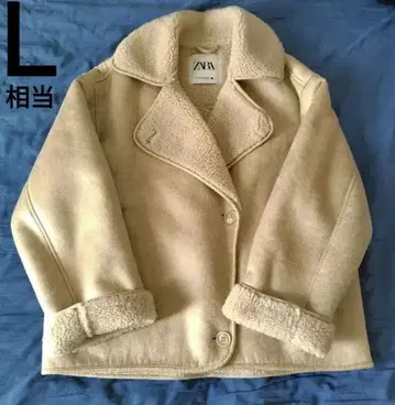 ZARA 더블 페이스 자켓 보아 무스탕