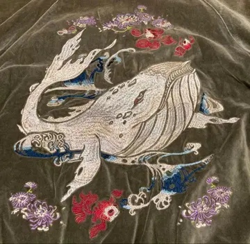 레어 타츠미 데코 스카잔 리버서블 벨로아 새틴